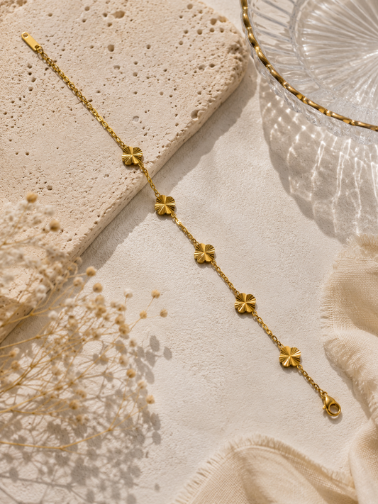 Golden Petal Bracelet