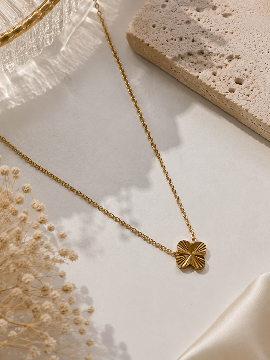 Golden Petal Necklace